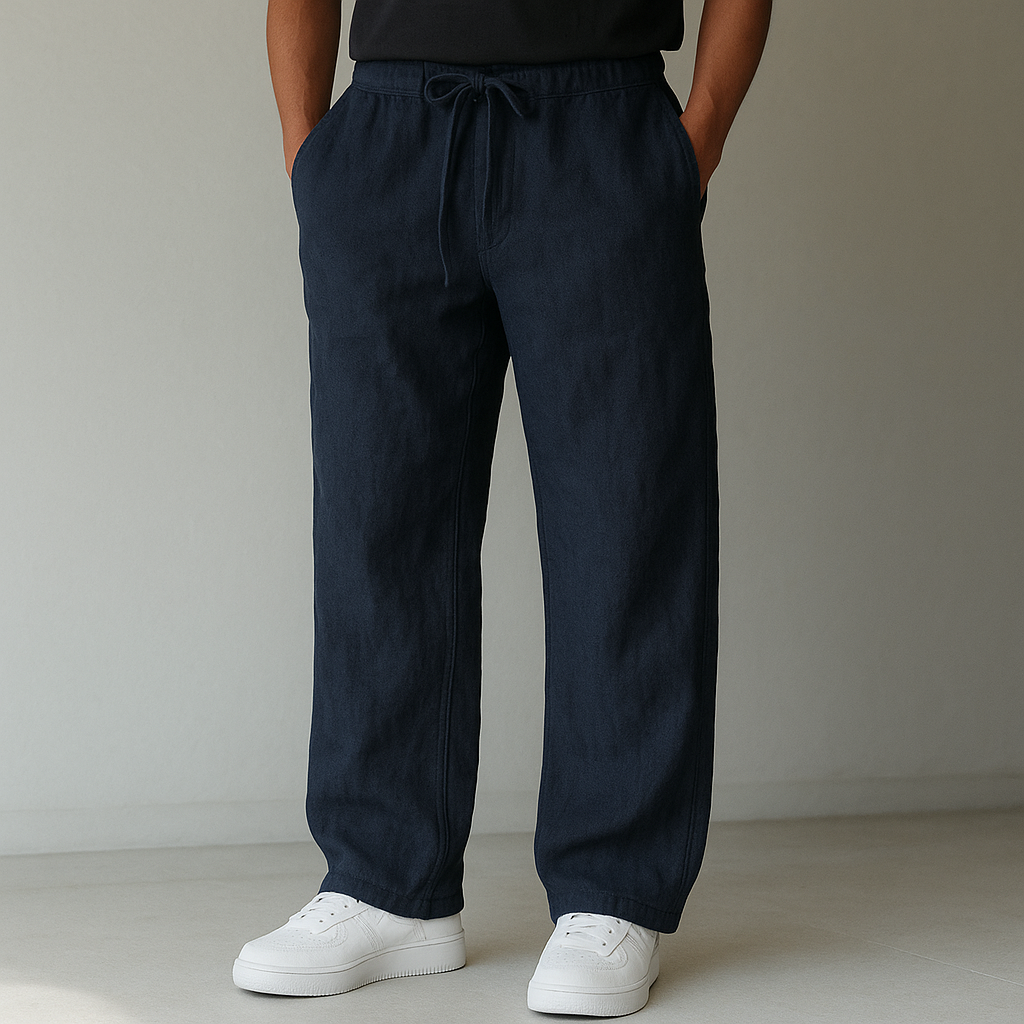Alveno™ – Leichte Leinenhose mit verstellbarem Bund